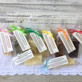 Hand-milled Soap Sample Sticks Set of 8