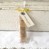 All Natural Yellow Citrus Bergamot Mineral Bathing Salt Thank You Shower and Party Favors