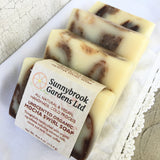 Relax and enjoy our all natural, vegan friendly Mocha Swirl Soap