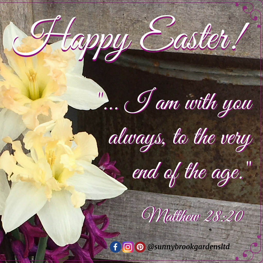 Wishing you a wonderful Easter weekend!