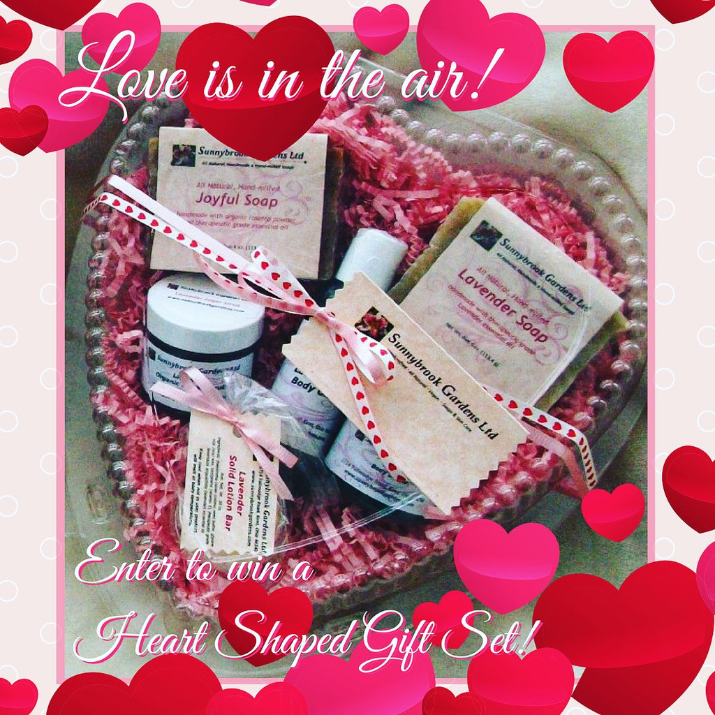 Enter to win a Heart Shaped Gift Set in our latest giveaway contest!
