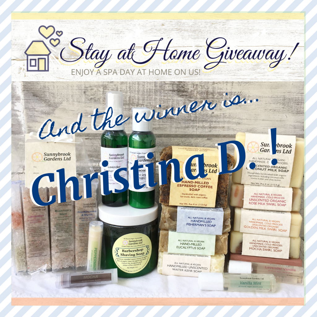 Stay at Home Giveaway!  Enjoy a Spa Day at home on us!