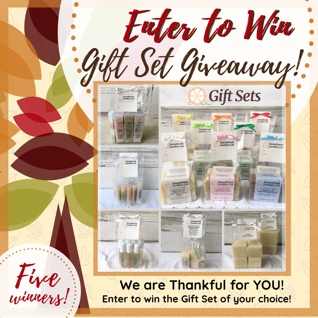 Enter to Win the Gift Set of Your Choice in our Holiday Gift Set Giveaway!