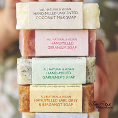 Enjoy our Hand-milled Soaps
