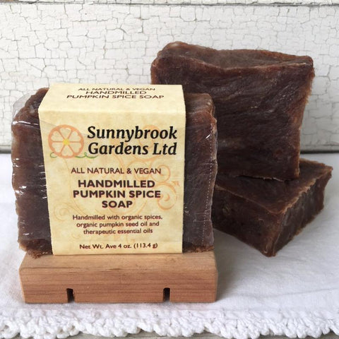 Enjoy our all natural, vegan friendly Hand-milled Pumpkin Spice Soap