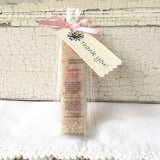 All Natural Pink Lavender Mineral Bathing Salt Thank You Shower and Party Favors