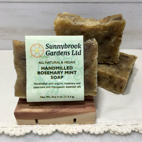 Hand-milled Rosemary Mint Soap