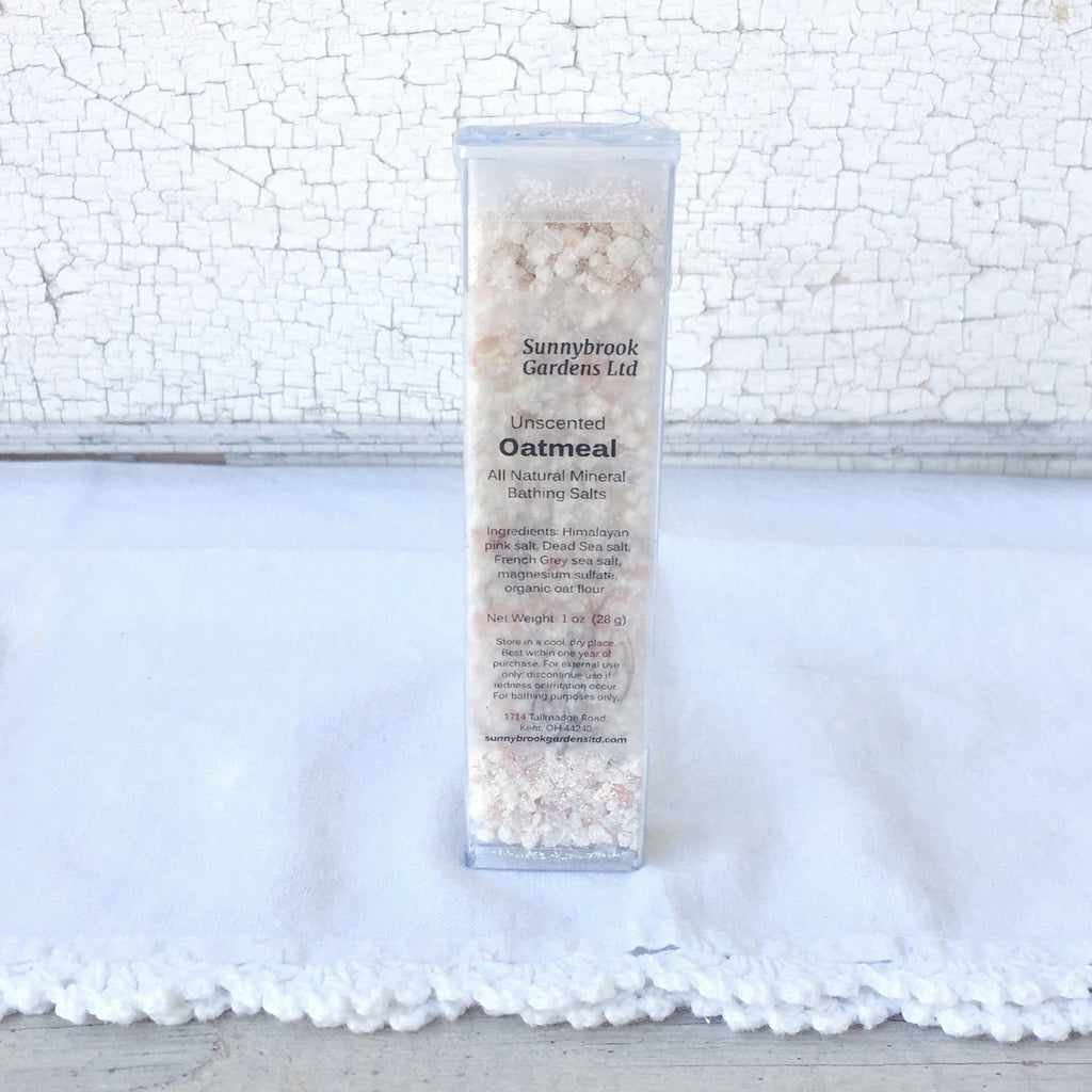 Unscented Oatmeal Mineral Bathing Salts