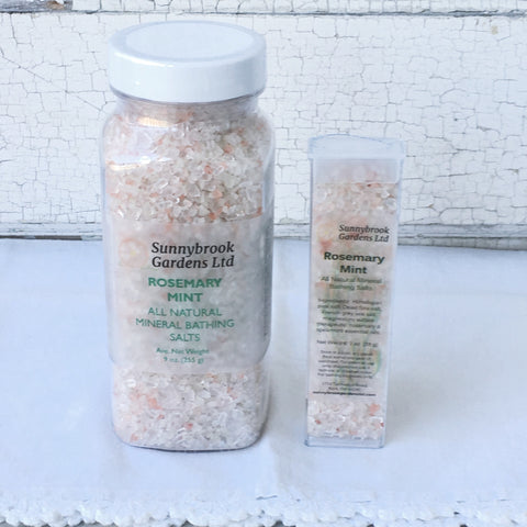 Rosemary Mint Mineral Bathing Salts