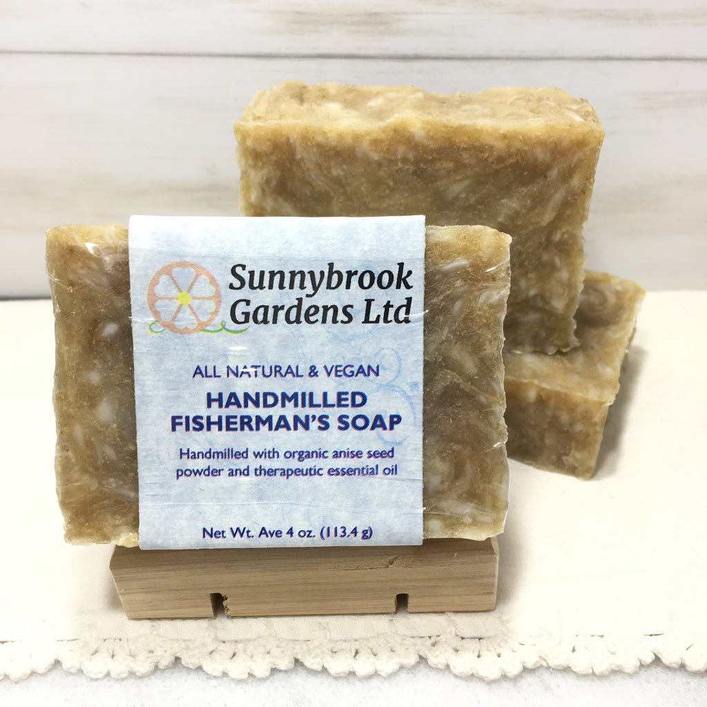 Hand-milled Fisherman's Soap with anise seed