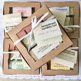 Enjoy our Small Gift Box with two soaps and a cedar soap dish too