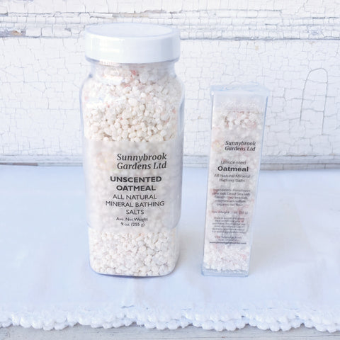 Unscented Oatmeal Mineral Bathing Salts