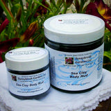 ALL NATURAL SEA CLAY FACE AND BODY MUD MASK, GENTLY SCENTED WITH ESSENTIAL OILS