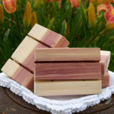 Cedarwood Soap Dish, all natural and hand-crafted especially for our soaps! - Sunnybrook Gardens Ltd - 1