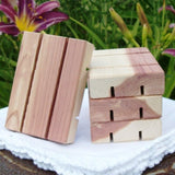 Cedarwood Soap Dish, all natural and hand-crafted especially for our soaps! - Sunnybrook Gardens Ltd - 2